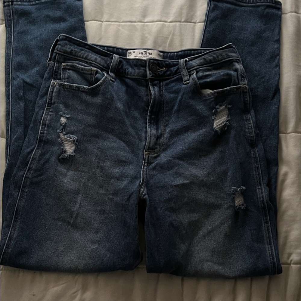 Women’s Distressed Blue Jeans